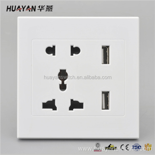 Multi-Function Waterproof Usb Wall Socket Outlet With Switch